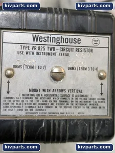 Westinghouse VR 825 Two-Circuit Resistor – actual item, photo 3 of 5