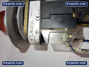 Allen-Bradley 800T-FXQH24R Orange Push Button Switch – actual item, photo 4 of 6