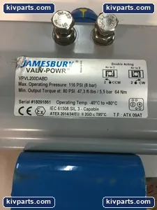 Jamesbury VPVL200DABD Double Acting Valve Actuator – actual item, photo 2 of 11