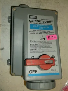 Hubbell HBL530MI9W Pin Sleeve Mechanical Interlock