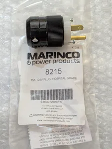 MARINCO POWER PRODUCTS 8215 15A 125V PLUG – actual item, photo 1 of 6
