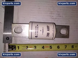 700A 700V aR High Speed Semiconductor Fuse 200kA AC 50kA DC Bolt-In Industrial – actual item, photo 2 of 3