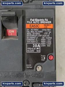 Fuji Electric EA53C Molded Case Circuit Breaker – actual item, photo 2 of 9