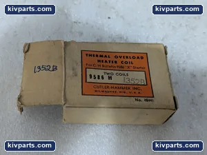 Cutler-Hammer 9586H1352B Relay Heater Coil Element – actual item, photo 2 of 5