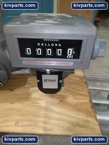 Veeder-Root TUTS30AV06AGCBMXAS4 NPT Oval Gear Flow Meter – actual item, photo 4 of 11