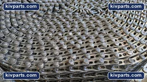 STAINLESS STEEL CHAIN CONVEYOR BELT ROLL HEAVY 5.5" WIDE 50' LONG APROX – actual item, photo 4 of 11