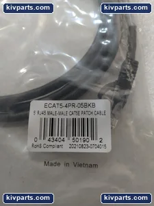 ECAT5-4PR-05BKB RJ45 Male-Male CAT5E Patch Cable – actual item, photo 3 of 6