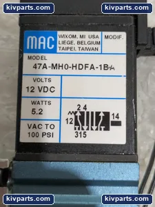 MAC 47A-MH0-HDFA-1BA Solenoid Valve – actual item, photo 2 of 5