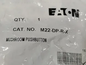 Eaton M22-DP-R-X Mushroom Pushbutton