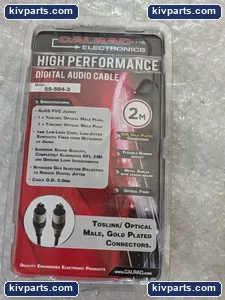 Calrad 55-504-2 Digital Optical Audio Cable – actual item, photo 2 of 3
