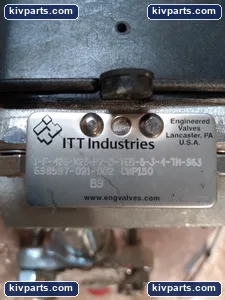 ITT 698597-021-002 Diaphragm Valve – actual item, photo 3 of 5