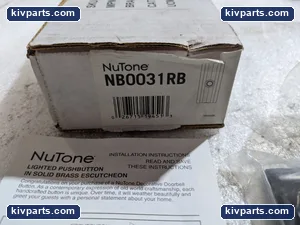 Nutone NB0031RB Door Bell Push Button – actual item, photo 2 of 7