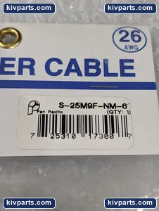 PAN Pacific S-25M9F-NM-6 Null Modem Cable – actual item, photo 3 of 7