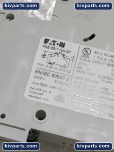 Eaton FAZ-C3/1-NA-SP 167127 Miniature Circuit Breaker – actual item, photo 2 of 6