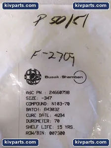 24660798 Busak Shamban F-2709 O-Ring Seal – actual item, photo 2 of 4