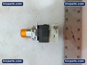 Cutler-Hammer 10250T75A Eaton/ Amber Illum Pushbutton – actual item, photo 2 of 7