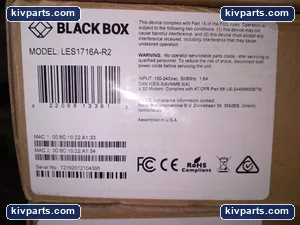 Black Box LES1716A-R2 Network Switch – actual item, photo 4 of 6
