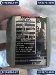 ASCO EE8314R Solenoid Valve – actual item, photo 3 of 3