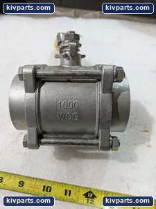 Warren CF8M Steel Ball Valve Lever Handle – actual item, photo 5 of 7