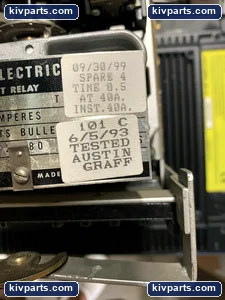 General Electric 12IAC53B104A Time Overcurrent Relay – actual item, photo 8 of 8
