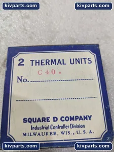 Square D C40 Overload Relay Heater Element – actual item, photo 2 of 7