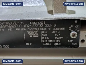 Siemens 1LA9163-4KA90-Z Electric Motor – actual item, photo 2 of 8