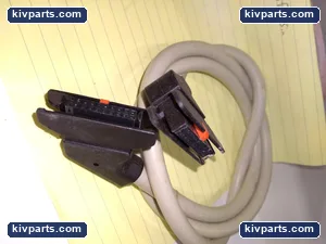 10-Pin IDC Ribbon Data Cable Tan 3 ft 8 in Industrial Control Connector Cord – actual item, photo 2 of 3