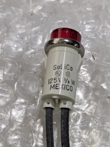 Solico Red Neon Indicator Pilot Light