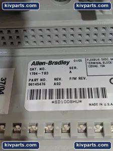 Allen-Bradley 1794-TB3 PLC I/O Module – actual item, photo 2 of 7