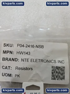 NTE HW143 Electronics INC Resistors – actual item, photo 2 of 8