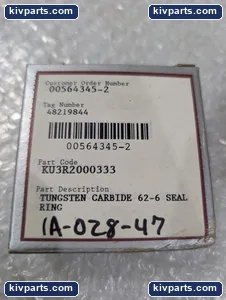 Durametallic KU3R2000333 Carbide 62-6 Mechanical Seal – actual item, photo 4 of 5