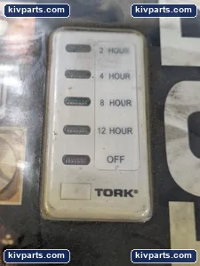 Tork D212HW White Digital Countdown Timer – actual item, photo 3 of 5
