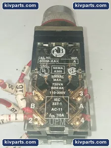 Allen-Bradley 800MR-JX2K Selector Switch – actual item, photo 5 of 6