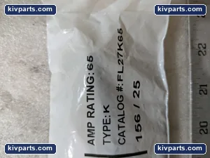 Eaton FL27K65 Type Fitall Fuse – actual item, photo 2 of 4