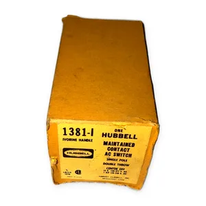 1381-L Hubbll Toggle Switch