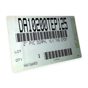 Hayward DA10200TEP PVC Diaphragm Valve
