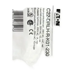 Eaton C22-DRLH-R-K01-230 Red Pushbutton
