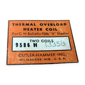 Cutler-Hammer 9586H1335B Relay Heater Coil Element