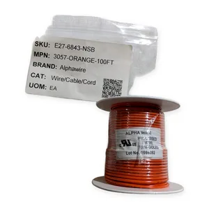 Alpha Wire 3057-ORANGE-100FT Wire/Cable/Cord 16 AWG – actual item, photo 1 of 5