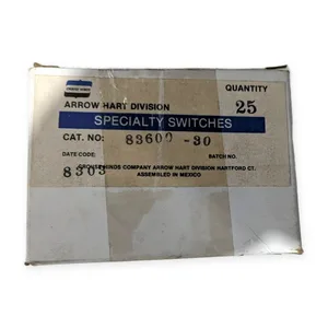 Arrow Hart 83600-30 Specialty Snap Action Switch