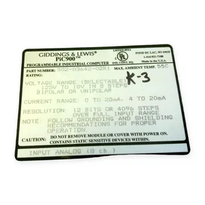 Giddings & Lewis 502-03642-02R1 PiC900 Analog Input Module