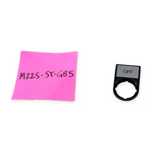 Eaton M22S-ST-GB5 Black Pushbutton Switch