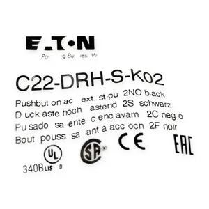 Eaton C22-DRH-S-K02 Pushbutton