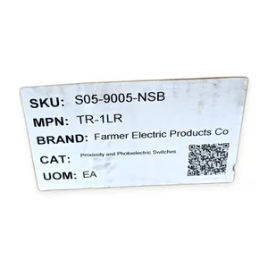 Farmer Electric TR-1LR Switch Sensor Industrial Control