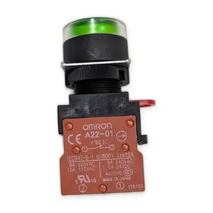 Omron A22-01 Lighted Switch 3 Contactors