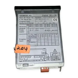 Siemens 7NJ3003-1AA12-4CA1-Z Digital Indicator