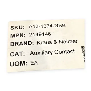 Kraus Naimer K2.H010/C11-VE Auxiliary Contact Block