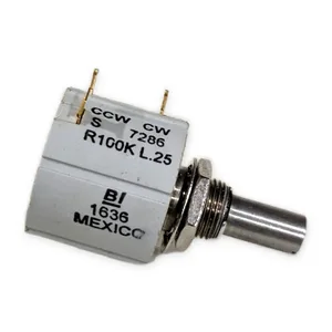 BI Technologies 7286R100KL.25 Precision Potentiometer