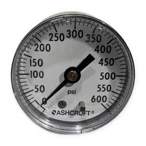 Ashcroft PSI 0-600 Pressure Gauge