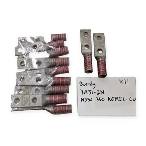 Burndy YA312N Two-Hole Compression Lug – actual item, photo 1 of 6